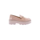 DGN Kadın Loafer Günlük Ayakkabı, Nude Kroko, 38
