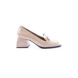 DGN Kadın Loafer Günlük Ayakkabı, Nude Rugan, 38 8800002513131