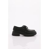 DGN Kadın Loafer Günlük Ayakkabı, Siyah, 39 Numara, 8800003847648