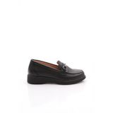 DGN Kadın Loafer Günlük Ayakkabı, Siyah Floater, 40 Numara