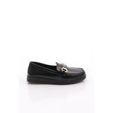 DGN Kadın Loafer Günlük Ayakkabı, Siyah Rugan, 36 Numara, 8800004029364