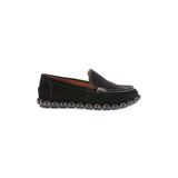 DGN Kadın Siyah Süet Loafer Günlük Ayakkabı, 39 Numara 8800002644033