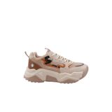 DGN Kadın Sneaker, Bej Leopar, 38 Numara
