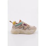 DGN Kadın Sneaker, Bej Multi, 36 Numara