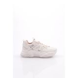DGN Kadın Sneaker, Beyaz Nude, 37 Numara
