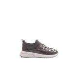 DGN Kadın Sneaker Spor Ayakkabı, Gri Rugan Beyaz, 38 Numara