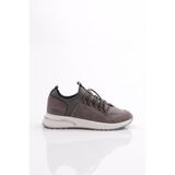 DGN Kadın Sneaker Spor Ayakkabı, Gri Süet, 37 Numara