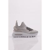 DGN Kadın Sneaker Spor Ayakkabı, Gümüş, 39 Numara, 070-2252