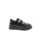 DGN Kadın Sneaker Spor Ayakkabı, Siyah Kırışık Siyah, 37 Numara, 898-1986