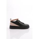 DGN Kadın Sneaker Spor Ayakkabı, Siyah Siyah, 38 Numara, ES851-2007