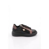 DGN Kadın Sneaker Spor Ayakkabı, Siyah Siyah, 40 Numara, 12312439101