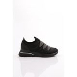 DGN Kadın Sneaker Spor Ayakkabı, Siyah Siyah, 40 Numara, 222-2494