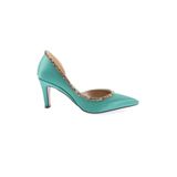 DGN Kadın Stiletto, Yeşil Saten, 38 Numara 8800003093281