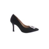 DGN Kadın Topuklu Ayakkabı, İnce Topuk, Siyah Süet, 39 Numara 8800002441830