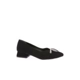 DGN Kadın Topuklu Ayakkabı, İnce Topuk, Siyah Velvet, 37 Numara 8800001917329