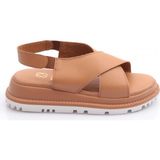 Dgn M-8 Kadin Sandalet - Taba