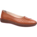 DGN P11 Kadın Anatomic Footwear Deri Babet Taba