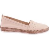 DGN P25 Bej Kadın Soft Anatomıc Footwear Deri Babet