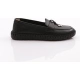 Dgn P39 Kadin Ip Desenli Comfort Ayakkabi - Siyah