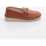 Dgn P65 Kadin Loafer Ayakkabi - Taba