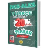 DGS - ALES Türkçe Sözel Yetenek 20 Günde Tam Tekrar Soru Bankası