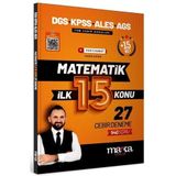 DGS KPSS ALES MEB-AGS Matematik YouTube Hocam İlk 15 Konu 27 Deneme Çözümlü