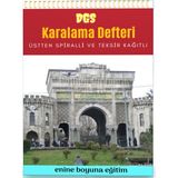 DGS Spiralli ve Teksir Kağıtlı Karalama Defteri Enine Boyuna Eğitim