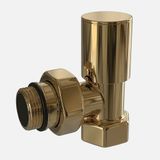 Dgvision Köşe Radyatör Vanası Altın Sarısı 1/2"