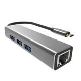 Dh311a Type-C To Usb3.0-3+Rj45 Çoklayıcı