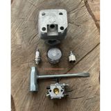 Dha Çin Ağaç Motor Silindir Piston Karbüratör Buji Anahtarı Süzgeç 52cc
