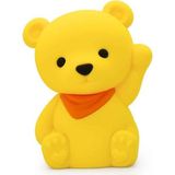 Dhink Ayıcık Silikon 15x12x9 cm Sarı Gece Lambası