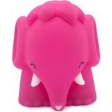 Dhink Fil Donnie Silikon 13x11x14 cm Pembe Gece Lambası