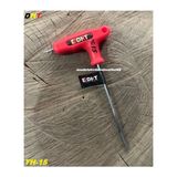 Dht S2 Çelik T15 mm Delikli Tork Alyan Anahtar Uzun Tork Anahtar Saplı T15 - Kırmızı