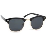 Di Caprio DC2037BLACK Parlak Siyah Polarize Clubmaster Unisex Güneş Gözlüğü