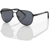 Di Caprio DC3045BLACK Siyah Gri Dynamic Aviator Polarize Camlı Erkek Güneş Gözlüğü - Siyah - Gri