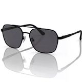 Di Caprio Dc3051black Siyah Geometrik Kare Aviator Polarize Camlı Erkek Güneş Gözlüğü