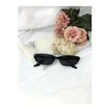 Di Caprio Tery Cat Eye Vintage Retro Kemik Siyah Kadın Güneş Gözlüğü