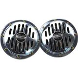 Dı Dıt Korna 12V Rölesiz Super Ton Büyük Krom Set / Ssko71