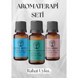 Di Natural 3'lü Rahatset 3*10 ml Esansiyel Uçucu Koku Yağı,buhurdanlık Yağı, Ortam Kokusu Oda Kokusu