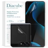 DIACUBE [3+3 Paket] Samsung Galaxy Z Flip 6 EPU+TPU Ekran Koruyucu, 3 adet HD Tam Kapalı Dış Film + 3 adet İç Film, Tam Tutkal, Yüksek Netlik, Kendi Kendini İyileştirme, Kabarcıksız Kolay Kurulum
