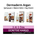 Diadermine Argan Şampuan + Saç Kremi + Bakım Sütü