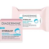 Dıadermıne Hydralıst Nemlendirici Bakım Kremi Ipeksi Doku 50 ml +Makyaj Temizleme Mendilleri 25 Adet