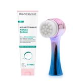 Diadermine Micellar Yüz Yıkama Jeli Arınma Zamanı 150 ml + Çift İşlevli Yüz Temizleme Fırçası, Beyaz