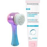 Diadermine Turkuaz Cilt Temizleme Fırçası ve Diadermine Yüz Yıkama Jeli Canlandırıcı Dokunuş 150 ml