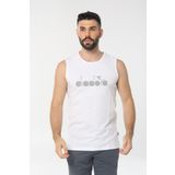 Diadora 1ATL01 Therm Beyaz Kolsuz Erkek T-shirt