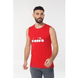 Diadora 1ATL01 Therm Kırmızı Kolsuz Erkek T-shirt