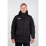 Diadora Kadın Siyah Alto Anorak Uzun Mont Kapüşonlu Yaka Regular Fit Tasarım