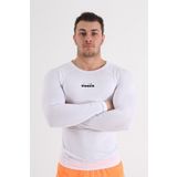 Diadora Pro - Erkek Beyaz Sıkı Kesimli Uzun Kollu İçlik - 1140051