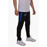Diadora Ritim - Çocuk Likralı Siyah-Mavi Eşofman Altı