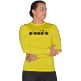 Diadora Soloben - Erkek Sarı Uzun Kollu Spor T-Shirt - Tsrt-Zn - M